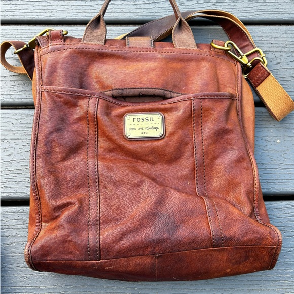 Fossil vintage style satchel - Picture 13 of 13